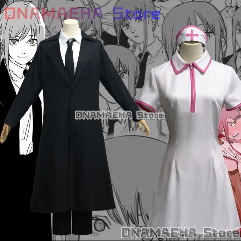 Chainsaw Man Cosplay Makima/Power Anime Costume Anime Chain Saw Makima Role-playing Suit/Nurse Uniform Unisex Outfit