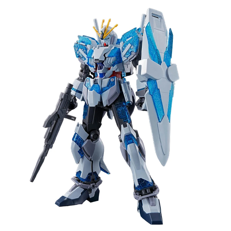 In Stock Original Bandai HGUC RX-9 NT Gundam C. Equipment Awakening Assembly Action Figure 1/144 Collectible Model Toys Gifts