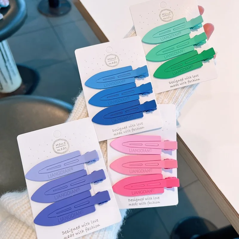 Star อินเทอร์เน็ตคนดังประเภทเดียวกันไม่มีรอยต่อ MakeupClip แข็งแรง Rainbow Girl 'S Broken แผ่นแปะผม SideClip ไม่มีรอยต่อ HairAccessories