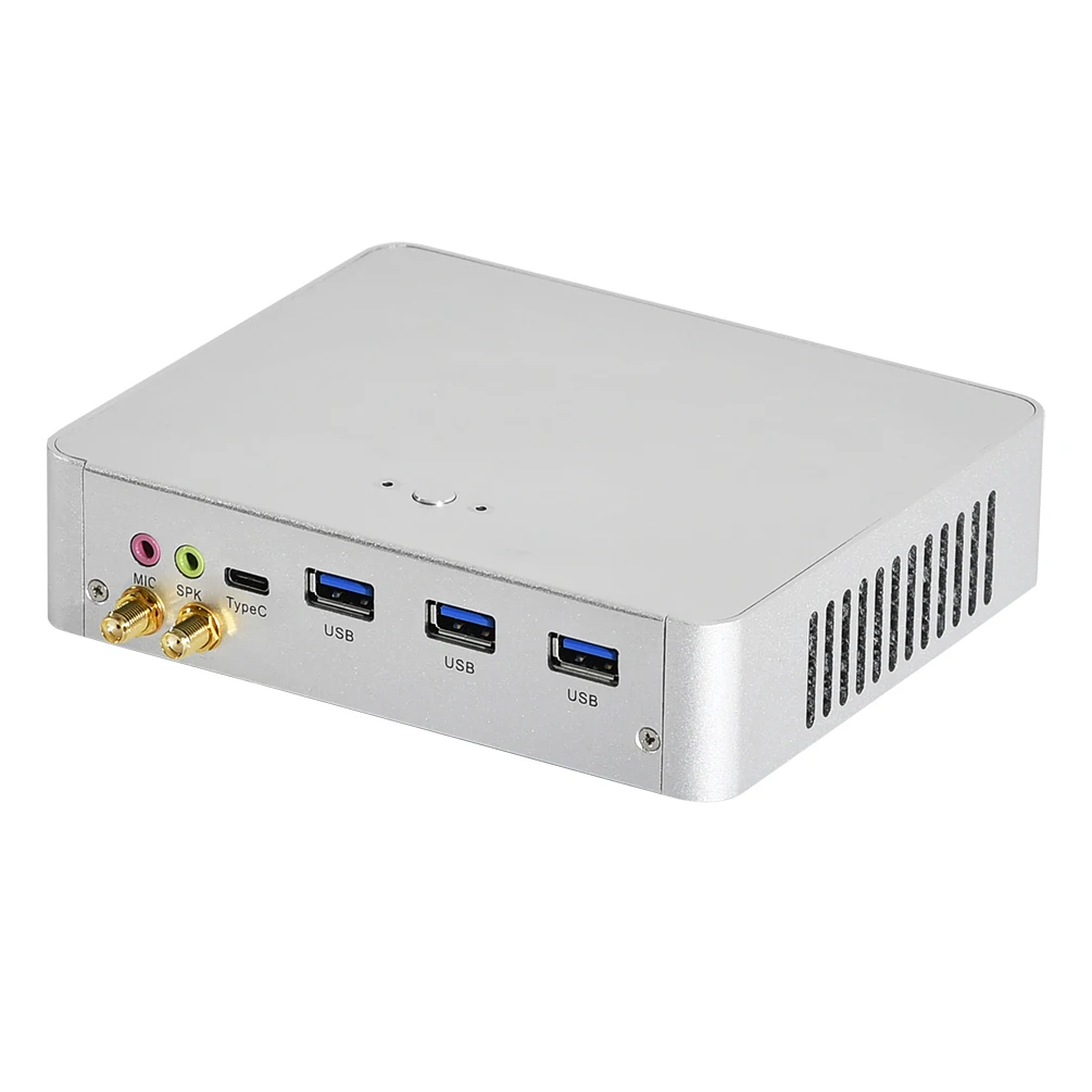 HUNSN 4K Mini PC,HTPC,Kodi Box,Desktop Computer,Intel Core I3 7100U,BM22,Windows 11 Pro/Linux Ubuntu,AC WiFi,BT,DP,HD,5USB