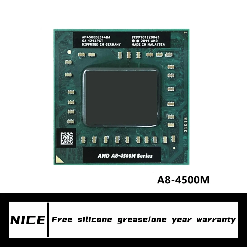 クアッドコアスレッドcpuソケット,A8-Series, A8-4500M,a8,4500m,1.9 ghz,am4500dec44hj,fs1