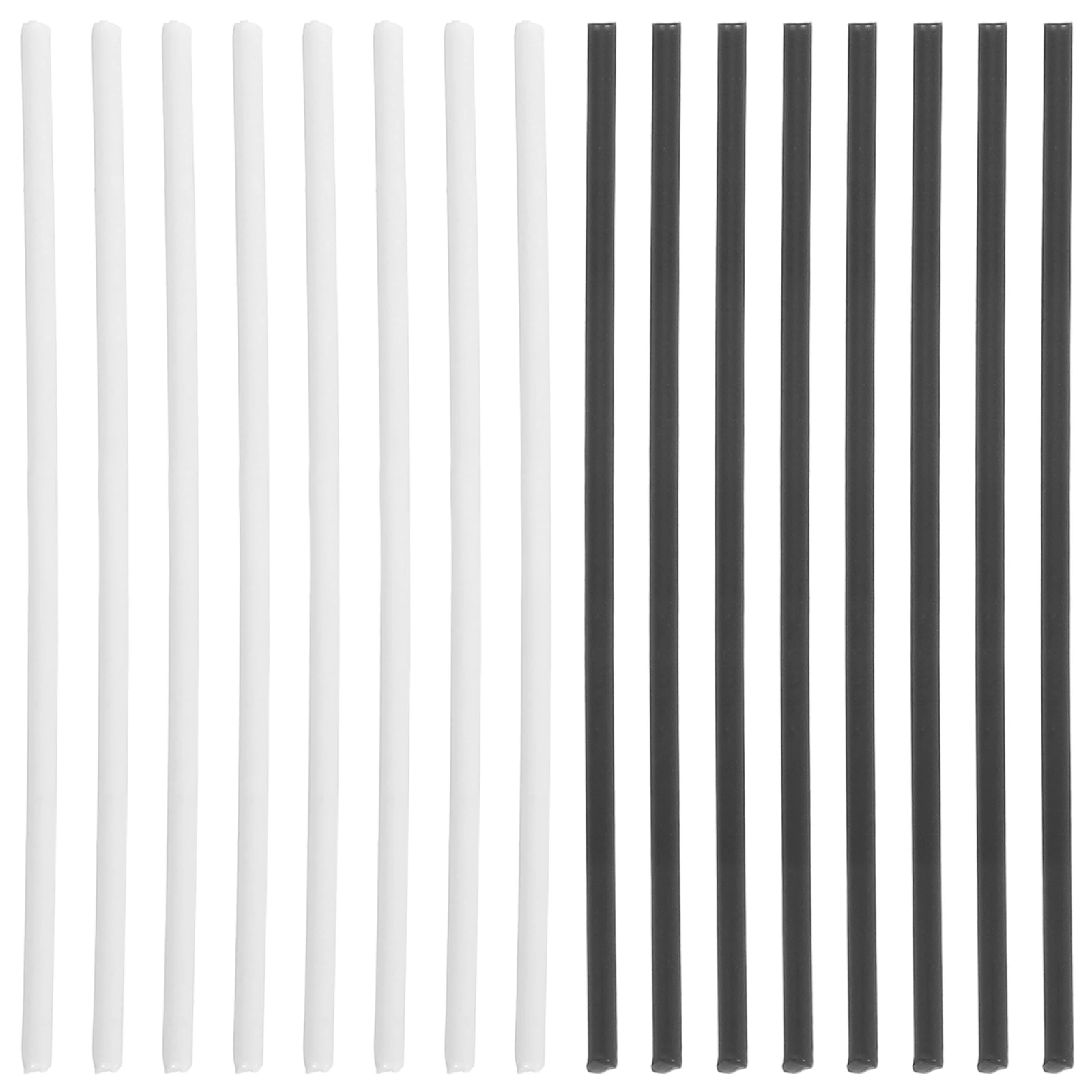 

40pcs Guitar Sound Column Fingerboard Markers Black White 15mm Side Dot Inlay Fretboard Accessories Electric Parts Enhance
