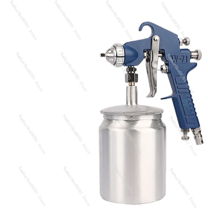 W-71 Pneumatic Paint Spray Gun Paint Water-Based High-Intensity Atomizer Paint Spraying Gun F75 Car Furniture Wall K-3 Spray Gun