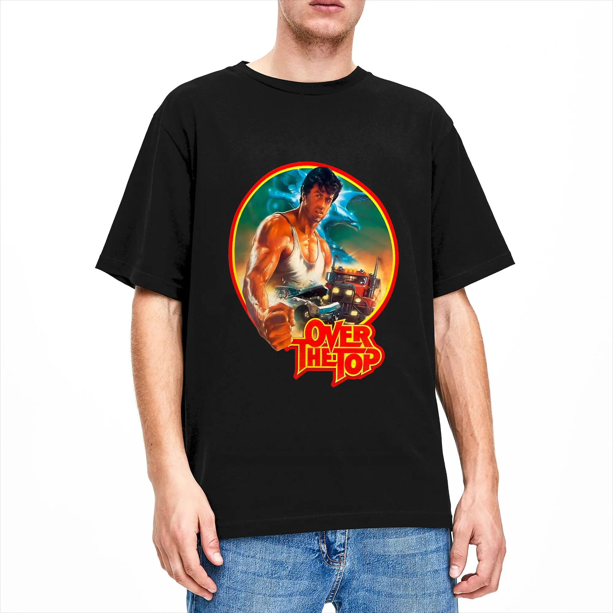 Mod.2 Over The Top Lincoln Hawk T-Shirt Summer  Street Style T Shirts 100% Cotton Hipster Tee Shirt For Men Casual Top Tees