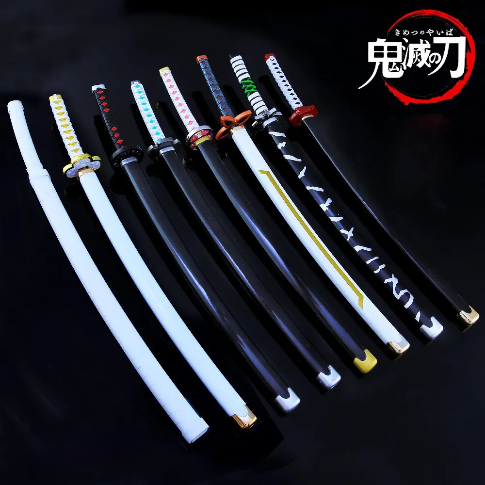25Cm Demon Slayer Mini Zwaarden Tanjirou Zenitsu Katana Zwaarden Killer Devils Real Steel Japanse Anime Cosplay Prop Speelgoed Geschenken