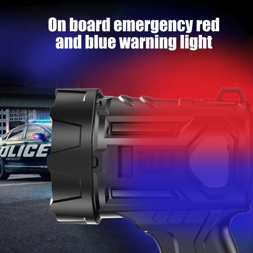 Torcia portatile impermeabile LightLED Torcia da campeggio Banca di alimentazione di emergenza Dura fino a 4-5 ore 6 marce 350LM Attrezzatura da esterno