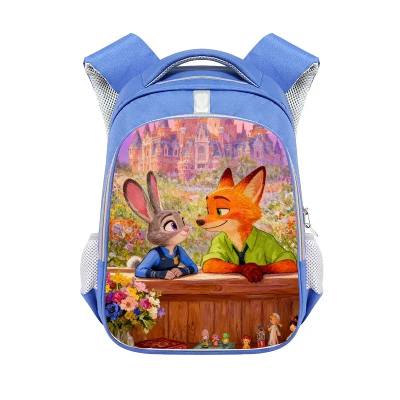 Sac à dos pour enfants Zootopia, sac d'école super léger avec bretelles respirantes et bandes réfléchissantes, cadeau