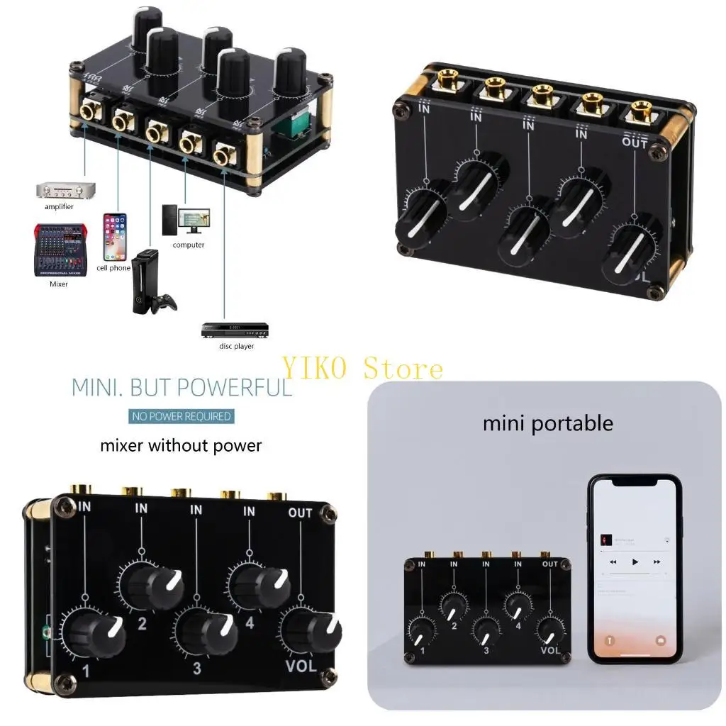 k32c-low-noise-mixer-linha-4-canais-4-canais-estereo-mini-mixer-passivo-estereo-audio-sem-necessidade-fonte