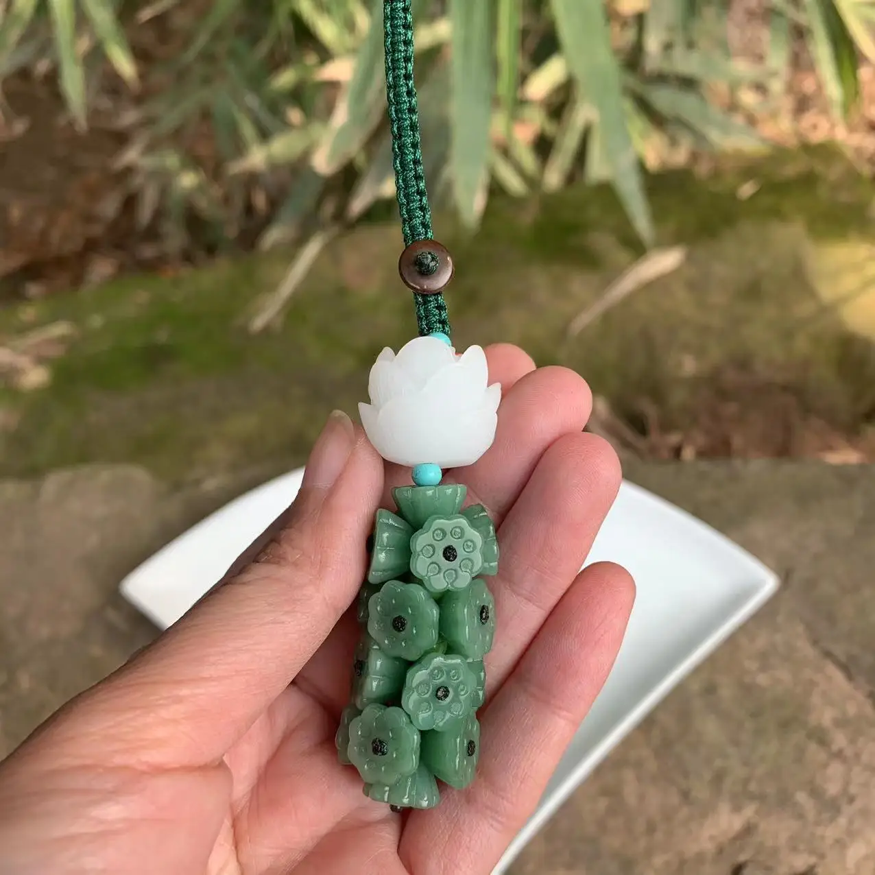 Key Chain Dongling jade