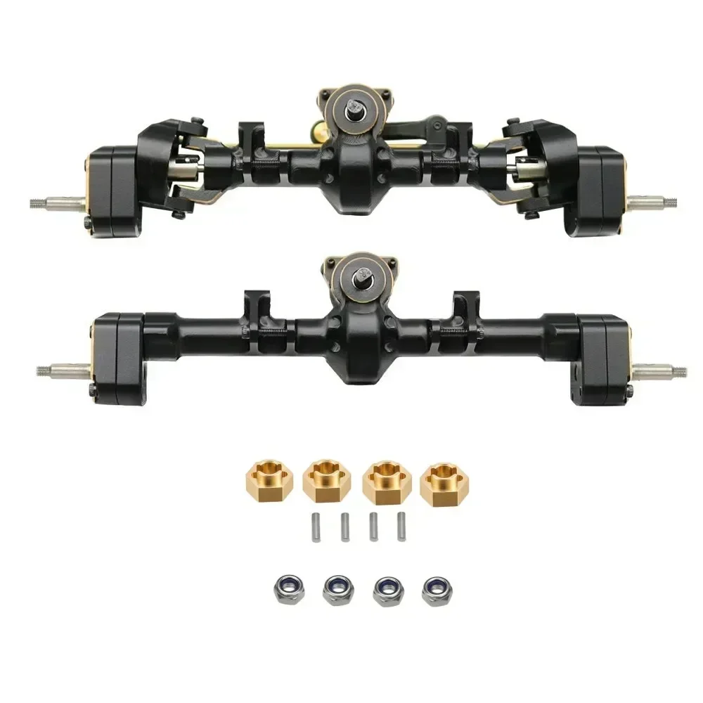 

Heavy Brass Weights Portal Axle for Axial 1/24 RC Crawler SCX24 90081 C10 Je ep Gladiator Ford Bronco Upgrade Parts