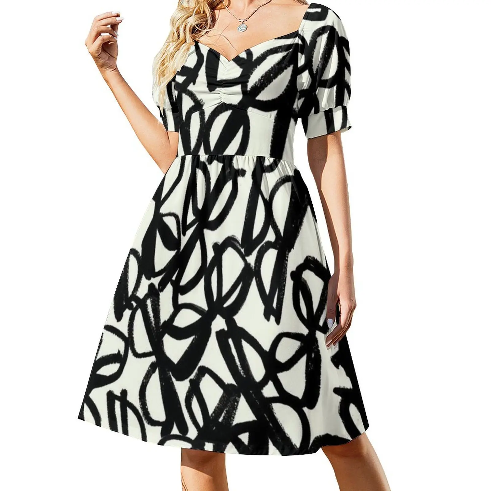 

glasses Short Sleeved Dress Long dresses evening dress dress korean style women's summer dresses 2025