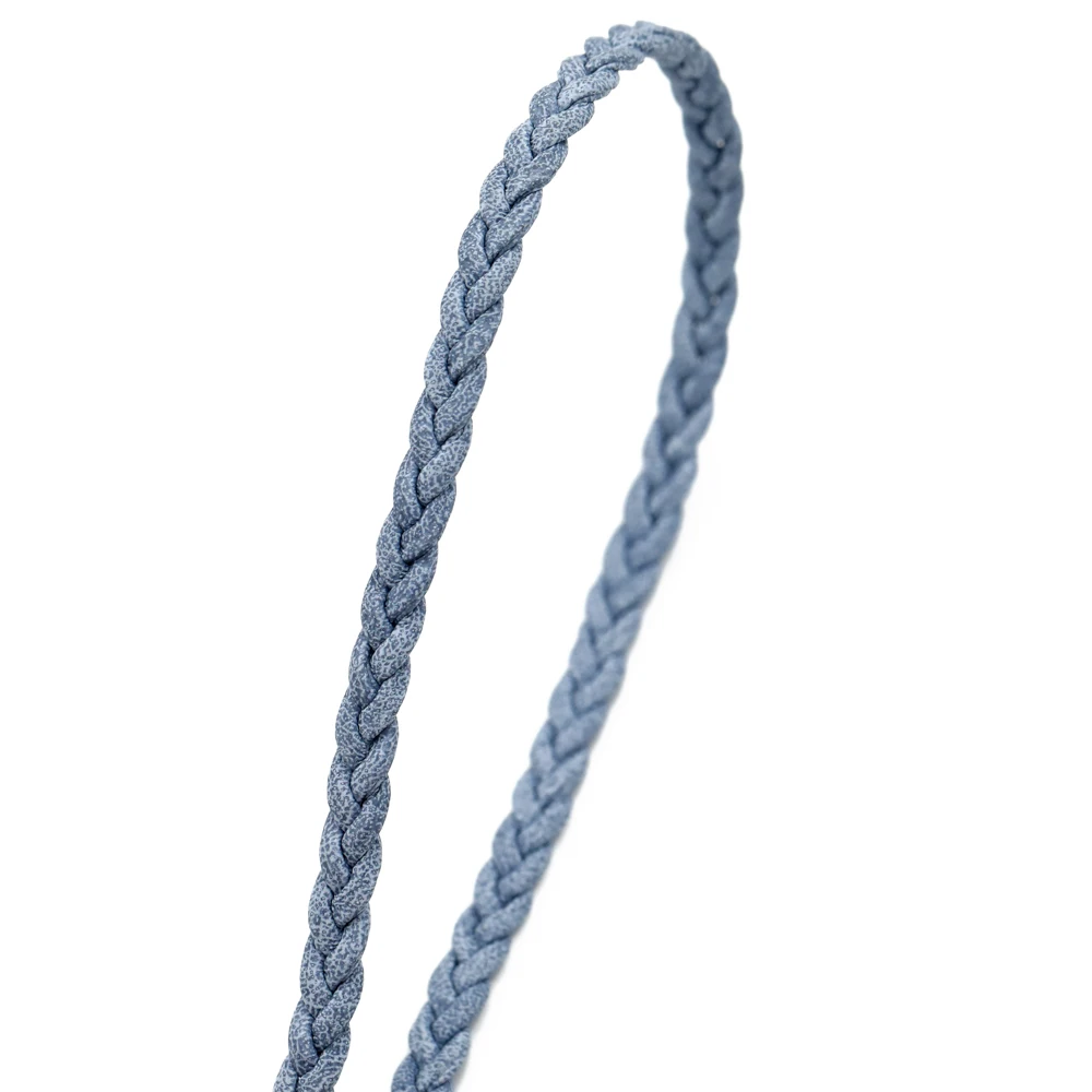 2 Meter bunte geflochtene PU-Lederschnur, 4 mm flache Kunstlederschnur für DIY-Halsketten, Armbänder und Schmuckherstellung – Detail 3