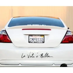 Stickers on Car Styling New Style Life Is Beautiful Car Stickers Vinyl Decal Motorcycle Auto Stickers and Decals
