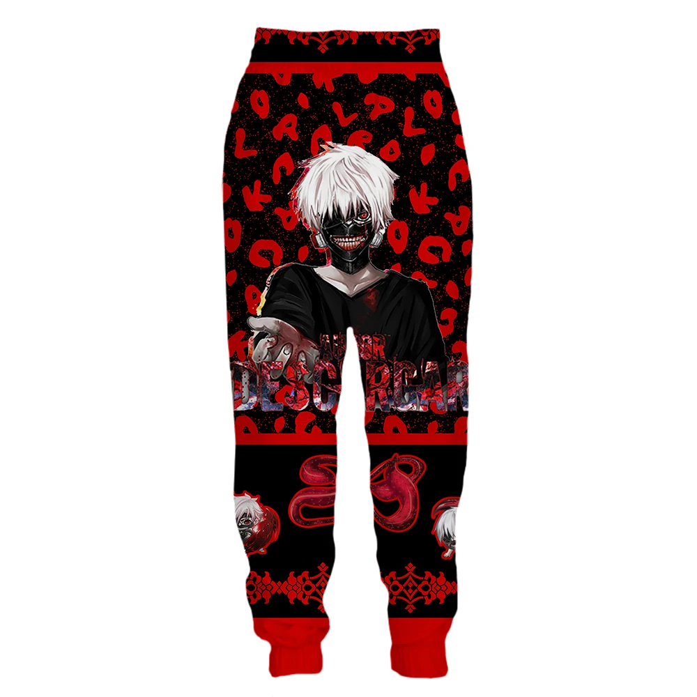 SONSPEE Anime Characters 3D Printing Sweatpants Cartoon Tokyo Ghoul Ladies Long Pants Manga Graphic Harajuku Clothing for Women