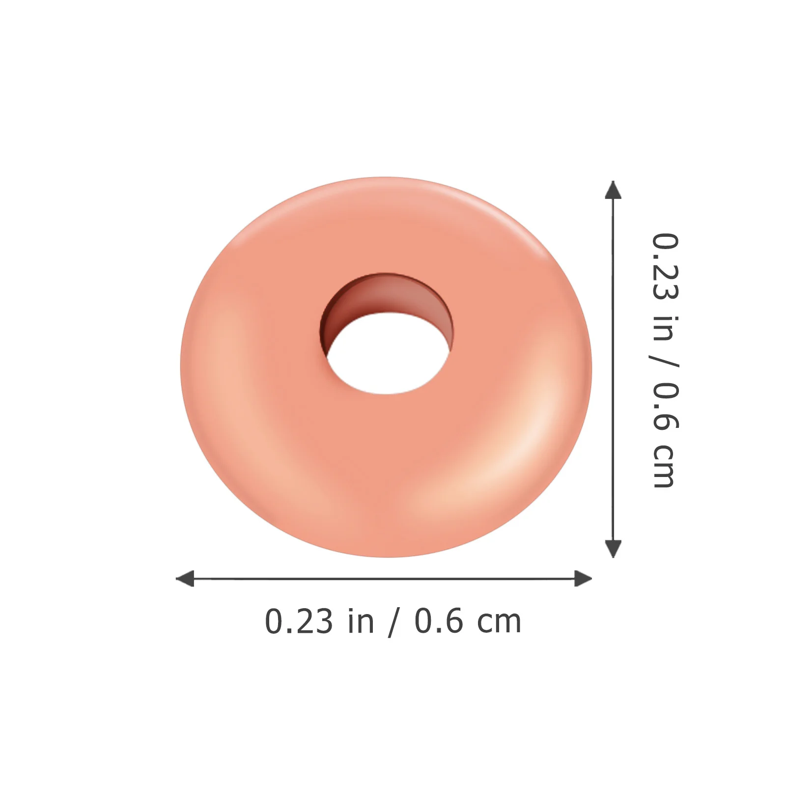 1000Pcs Round Spacer Beads Durable DIY Loose Beads Lightweight for Necklace Bracelet Jewelry Crafts DIY Jewelry Accessories