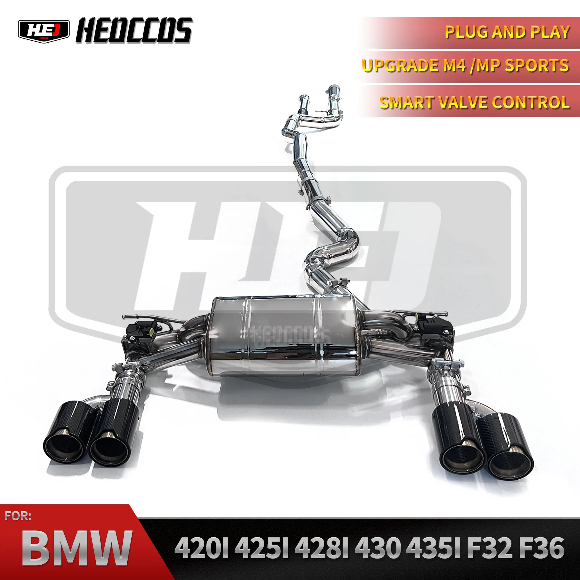 HEO Performance Valve Exhaust For BMW F36 F33 F32 420i 428i 430i 2.0T catback stainless steel 304 electronic valve exhaust