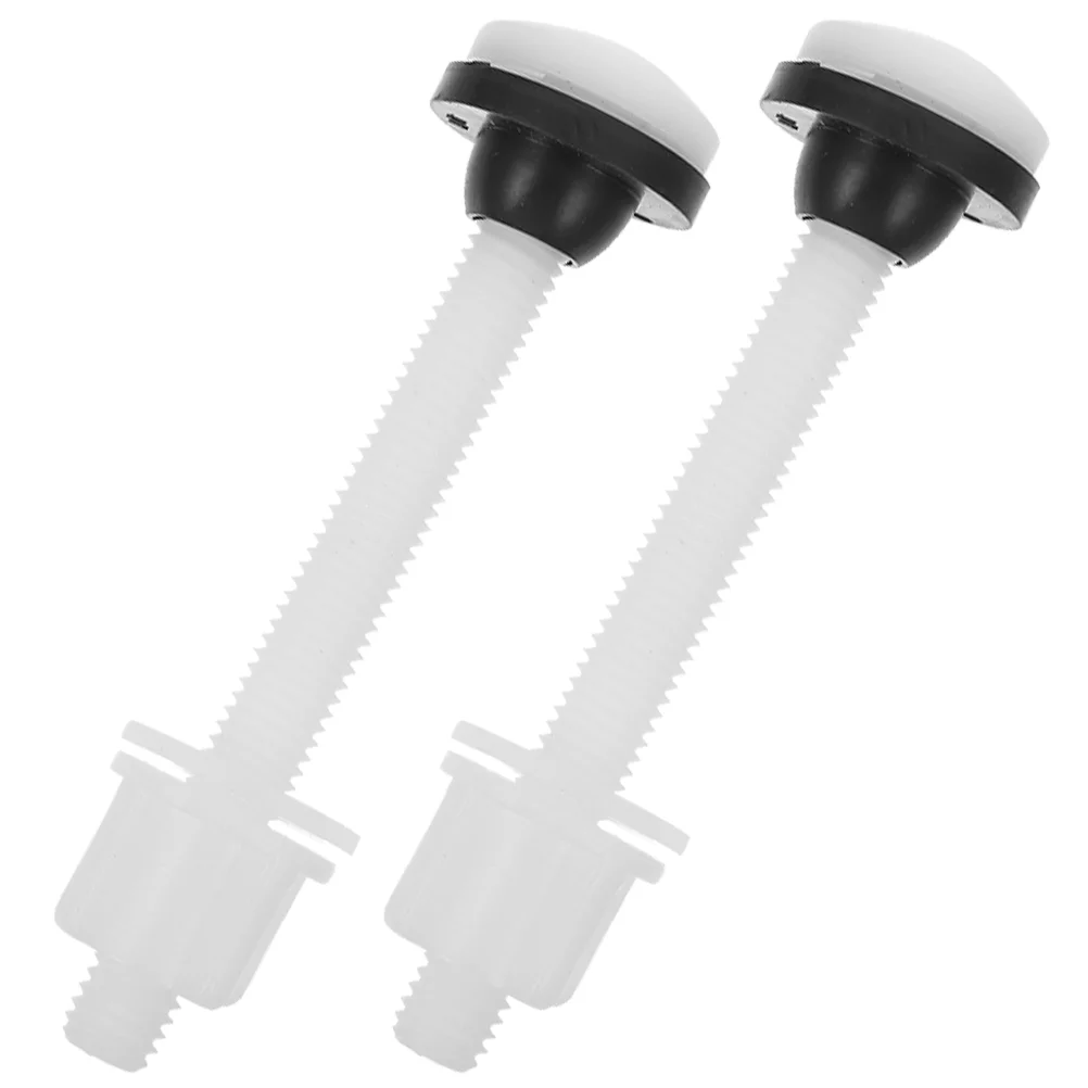 2 Pcs Toilet Screw Parts Seat Bolts for Tank Hardware Accessories Seal Replacement