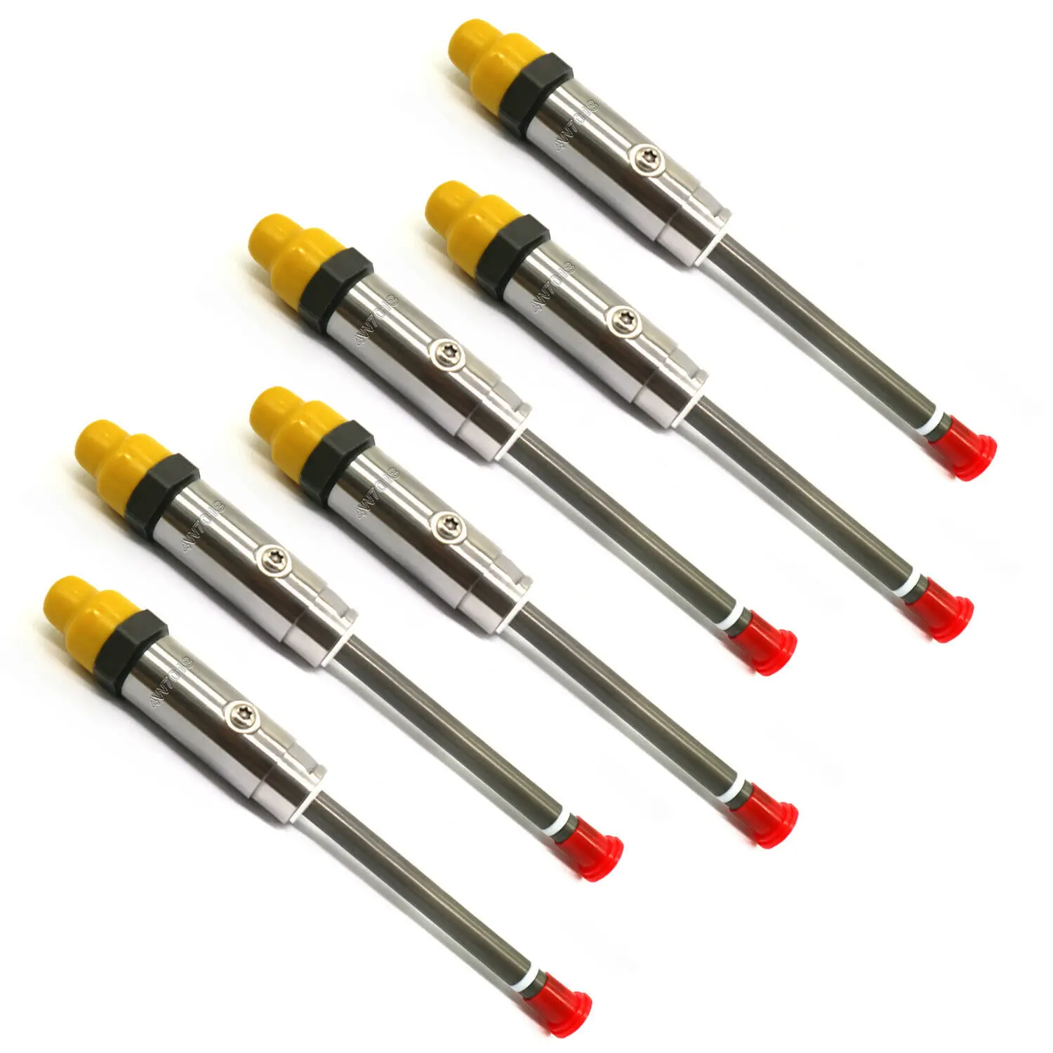 

Fuel Injector 4W7018 OR3422 Diesel Pencil Nozzles For Caterpillar 3406 3406B 3408 CAT Engine (6)Pieces/Lot