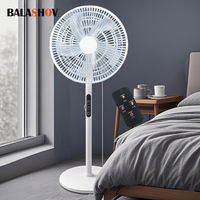 220V 110V 16 inch stand floor fan Household powerful Electric Fan vertical Fan Shaking Timing Remote Control Fans Home Appliance