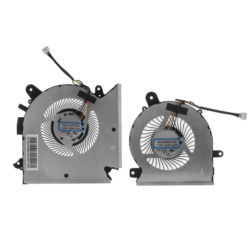 CPU + GPU Cooling Fan for GF63 MS-16R1 MS-16R2 GF65 WF65 MS-16R3 MS-16R5 Laptop CPU Cooling Fan-ABVK