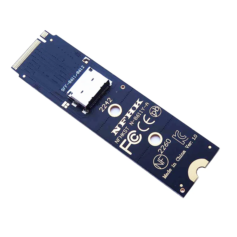 

Well Made-Pcie Nvme M.2 NGFF SSD Interface To Oculink SFF-8611 SFF-8612 Adapter For NVME U.2(SFF 8639)SSD PCI-E NGFF Riser Card