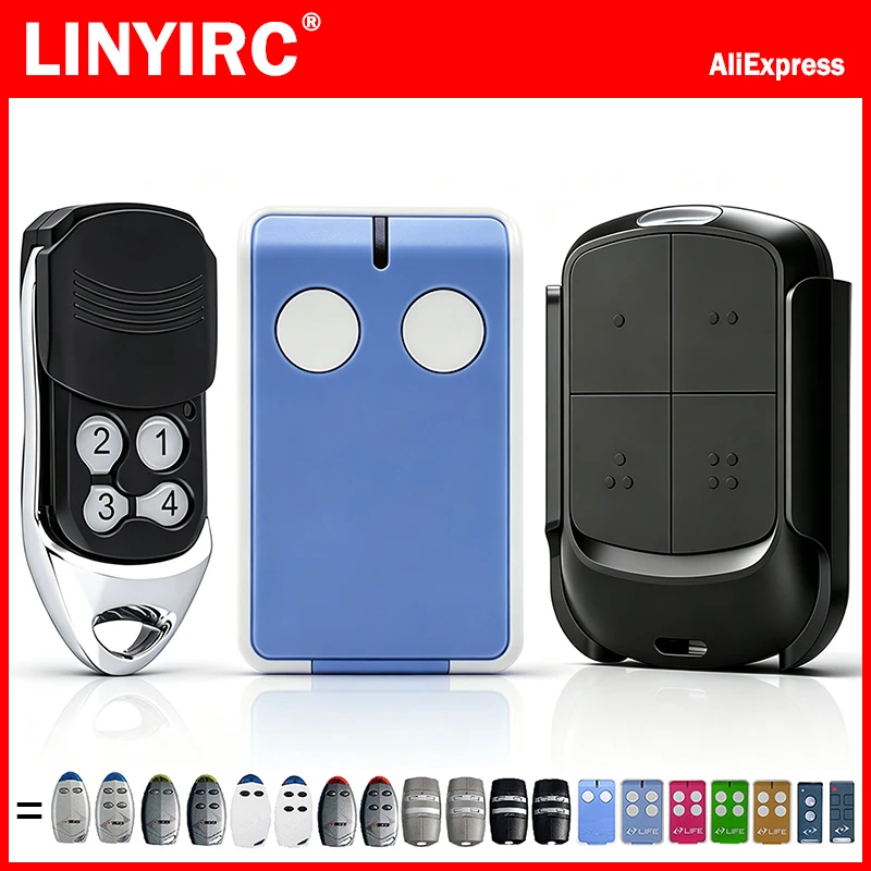 LIFE MAXI 2 MAXI2 MAXI4 Garage Door Remote Control 433MHz for LIFE FIDO2 FIDO4 BRAVO2 BRAVO4 VIP2 VIP4 VIP2R VIP4R STAR2 STAR4