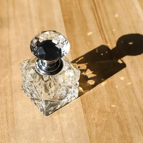 2/10 st 3 ml eterisk olja flaska kristallglasflaskor med glasdropper sticka Attar olja parfym doftbehållare flaskor 6 best sales kristall parfymflaska - №4