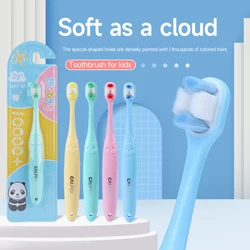 Children's ten-thousand-hair soft bristle toothbrush, suitable for children over 2 years old, blister card packaging
