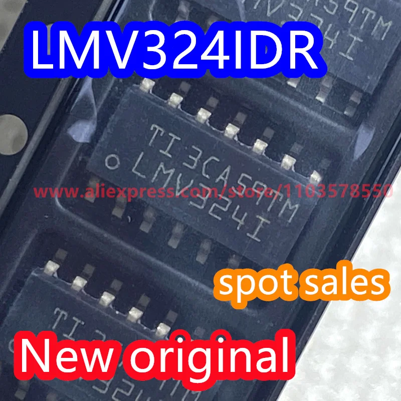 50PCS 100% New original LMV324IDR LMV324I four way operational amplifier chip LMV3241 SMT SOP14