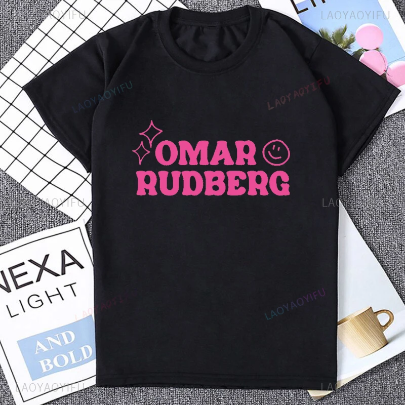 Kawaii Swedish Singer Omar Rudberg Graphic T-shirt Summer Style Casual Short Sleeve Streetwear Women Tshirt Hip Hop Man T Shirt