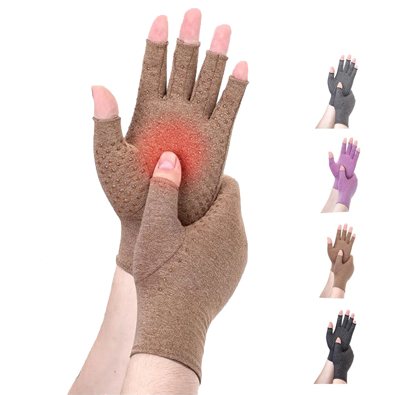 Musician gloves,Hand Arthritis Copper for Women & Men Hand for Carpal Tunnel Pain  Anti-Slip Fingerless Compression