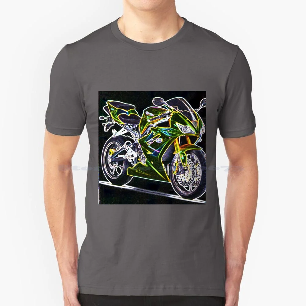 Daytona 675 T Shirt 100% Cotton Tee Motorbike Imagery Datona