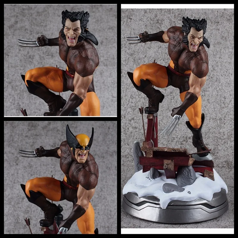 X-Men Wolverine Action Figure Anime Wolverine Brown Costume Logan Toys Model Joint Doll Collection Boy Birthday Toys Gifts