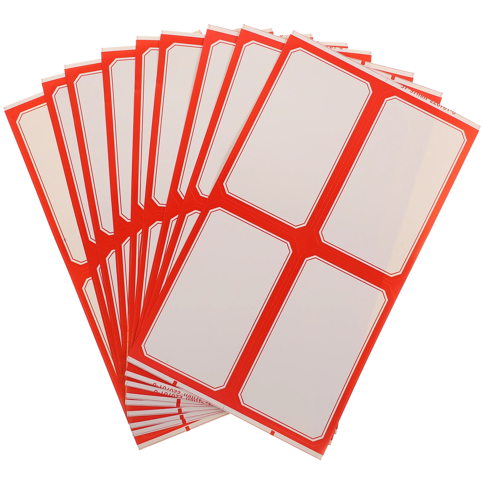 100 Sheets Portable Name Stickers Multi-Function Label Decals Easy to Write for Daily Use Name Label Office Supply