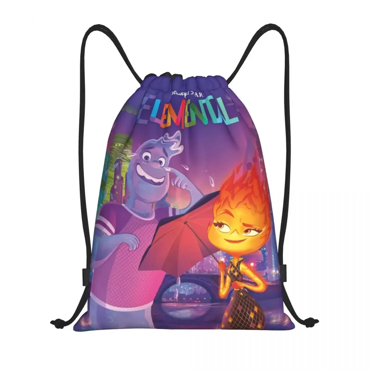 

Custom Elemental Film Cinder Lumen Drawstring Backpack Women Men Sport Gym Sackpack Foldable Shopping Bag Sack