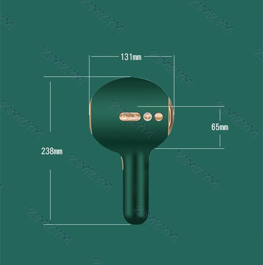Depiladora láser de zafiro para mujeres, fotodepiladora profesional indolora de hielo, actualización IPL ilimitada, A903