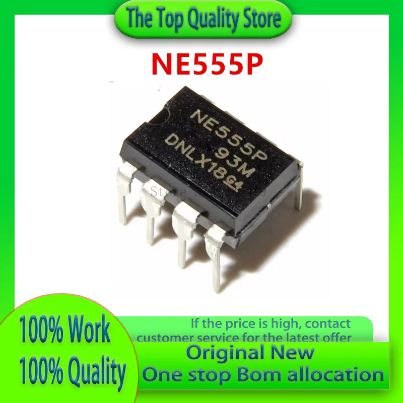 10PCS 100PCS New NE555 NE555P NE555N 555 DIP-8 Best quality