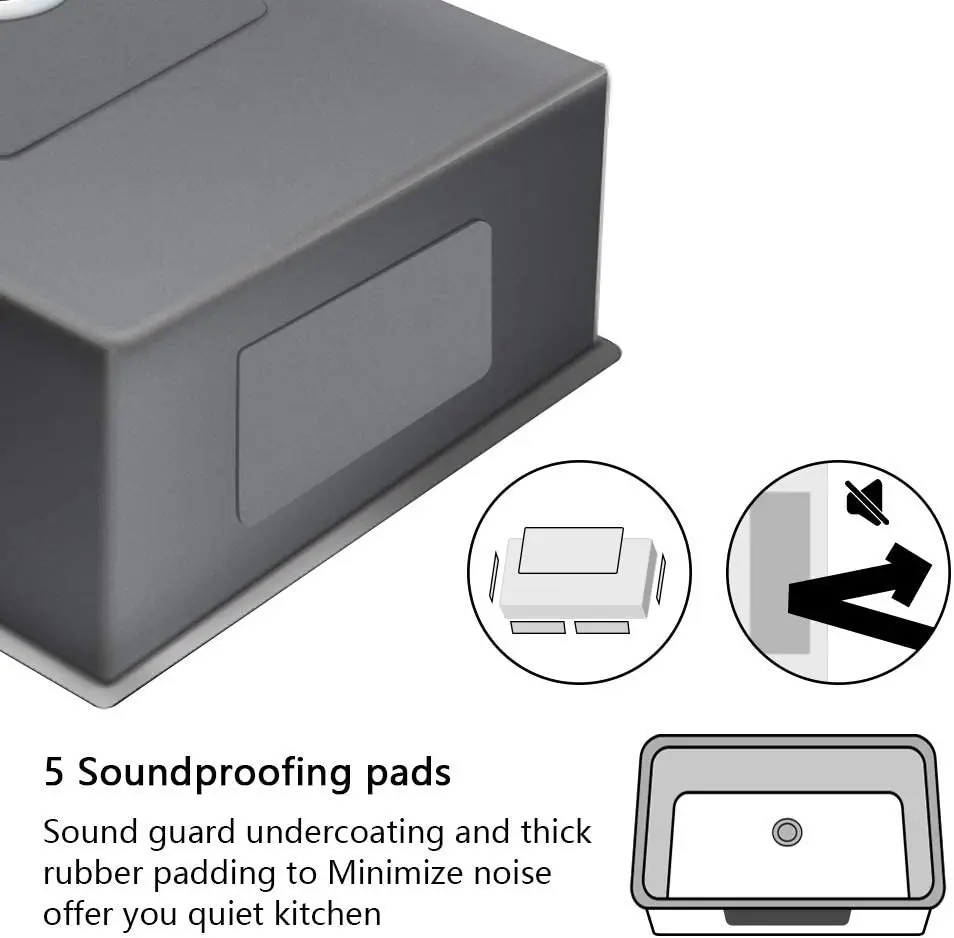 Aquacubic OEM 30 Inch Multi-functional Handmade SUS304 Stainless Steel Undermount Kitchen Sink with Accessories
