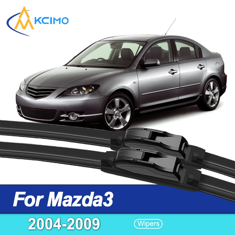 

All Weather Durable Wiper Blades For Mazda3 BK 2004-2009 Front Windscreen Wiper Full Set