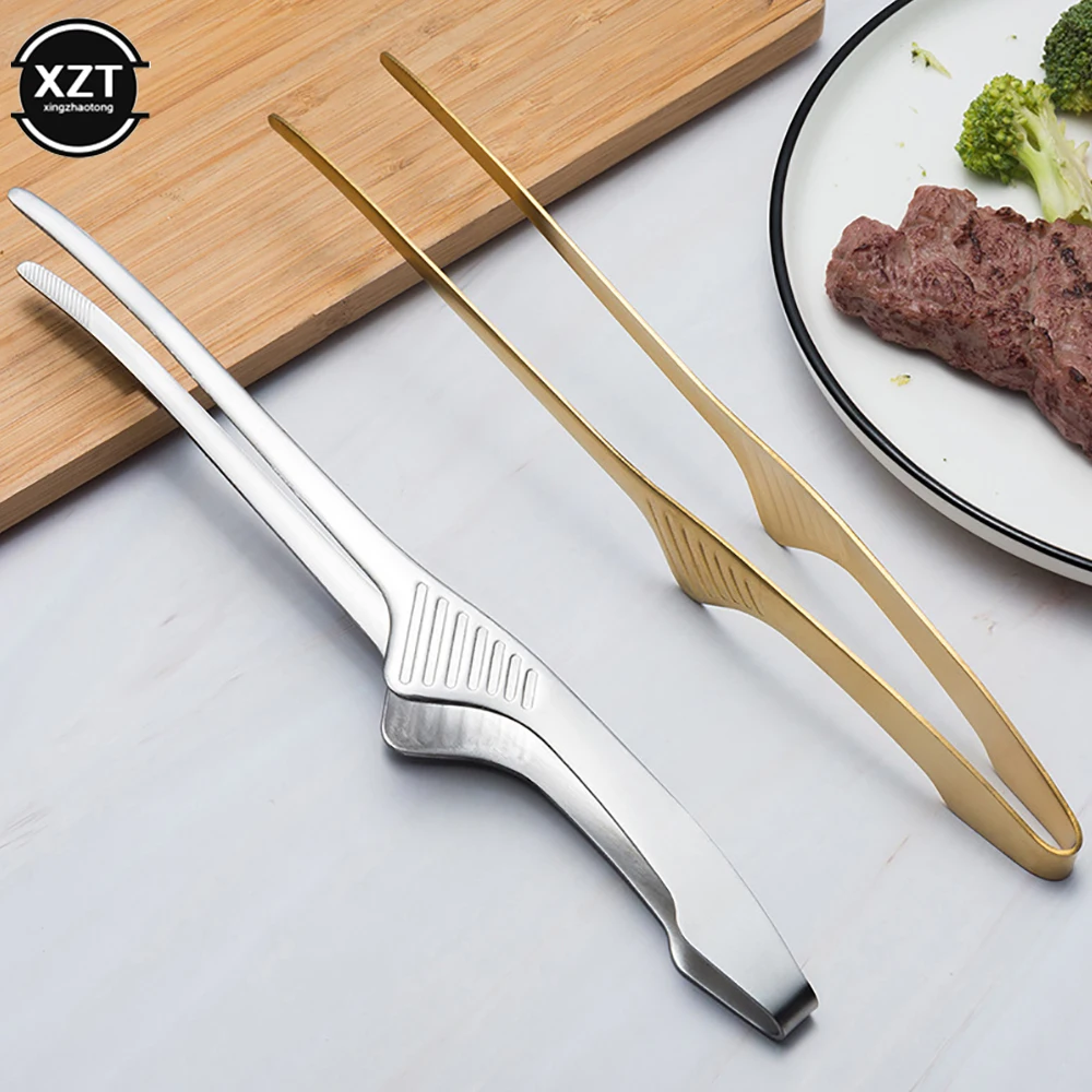 Food Chief Tongs BBQ Tweezer Clip Stainless Steel Portable for Picnic Barbecue Cooking Kitchen Tongs Kitchen Utensils Accesorios