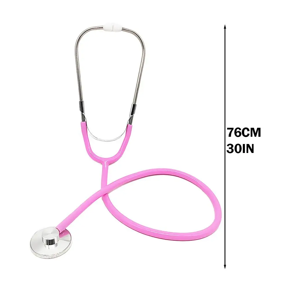 เครื่องฟังเสียงหัวใจของเล่นโลหะสำหรับเด็ก, เล่นบทบาทสมมติเป็นหมออย่างสมจริงด้วยเครื่องฟังเสียงหัวใจ, ของเล่นเสริมพัฒนาการสำหรับเด็กในหลายสี