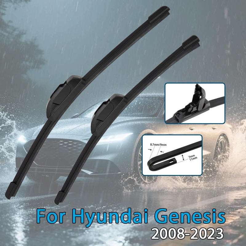 Auto Wischer Klingen Für Hyundai Genesis 2008-2023 Windschutzscheibe Windschutz Frontscheibe Klingen Auto Zubehör