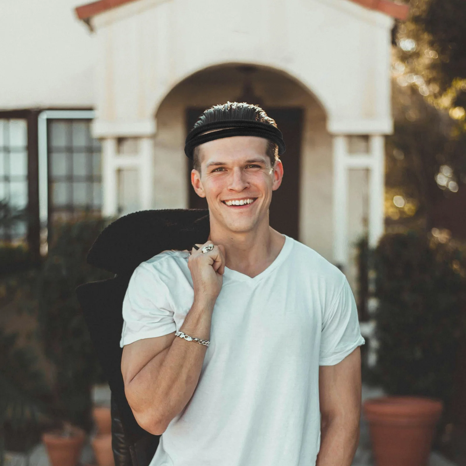 

Arabian Costume Headband for Men Elegant Scarf Fixing Rope Suitable for Halloween Festival Masquerade Desert Theme Event