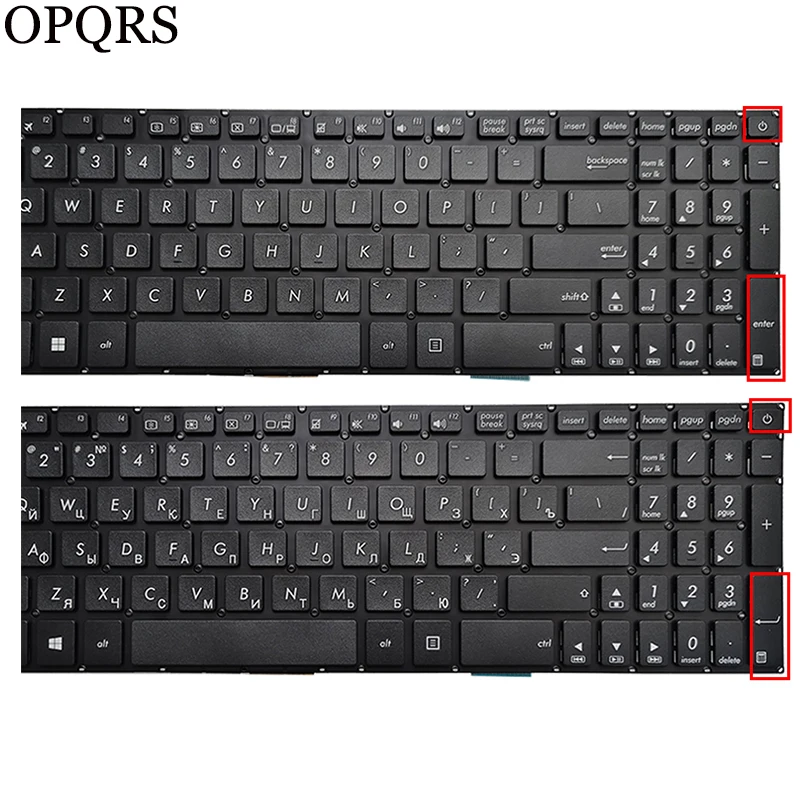 NEW Russian/US Laptop Keyboard For ASUS Vivobook X705 X705MA X705MB X705FN X705FD X705QA N705U N705 N705UN N705UD