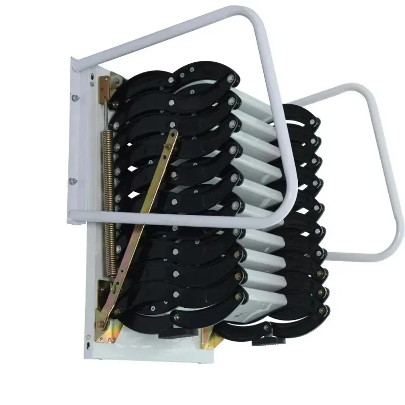 

【Лучшие продажи】Маленькая домашняя складная телескопическая лестница, многофункциональная безопасная легированная сталь, алюминий, электрическая складная удлинительная чердака