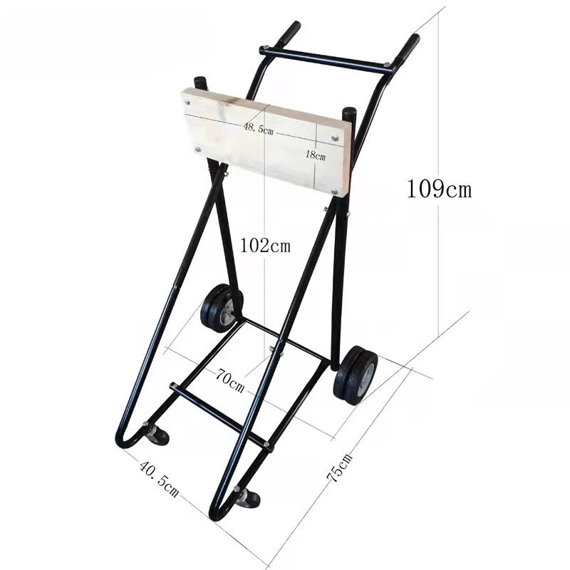

Suitable for External Machine Bracket Trolley Rubber Boat Motor Bracket Placement Marine Engine Trailer Cargo Trolley