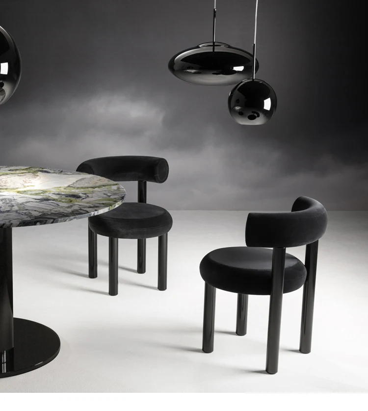 Silla de comedor moderna Taburete de bar Pata de acero inoxidable