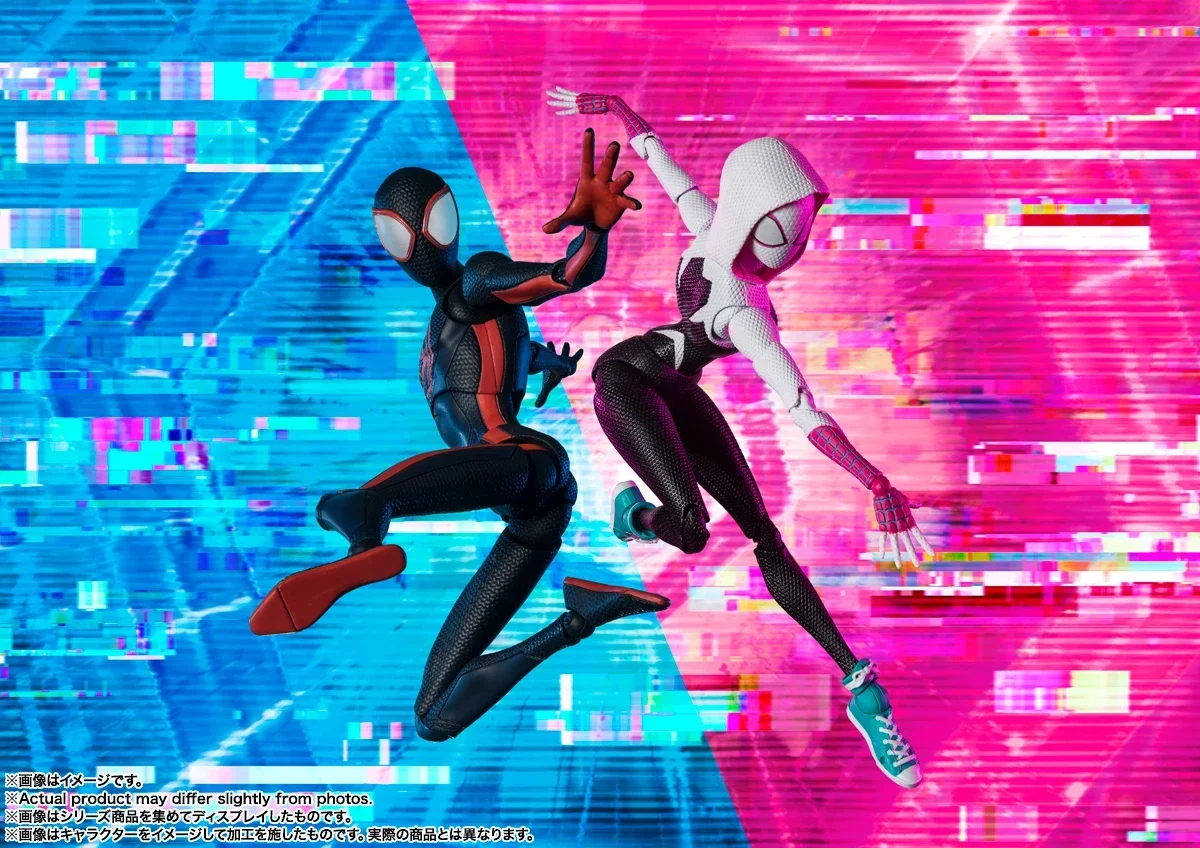 

In Stock Bandai S.H.Figuarts SHF Spider Man ACROSS THE SPIDER VERSE GWEN MILES Anime Action Figures Model Toys Collection Gifts