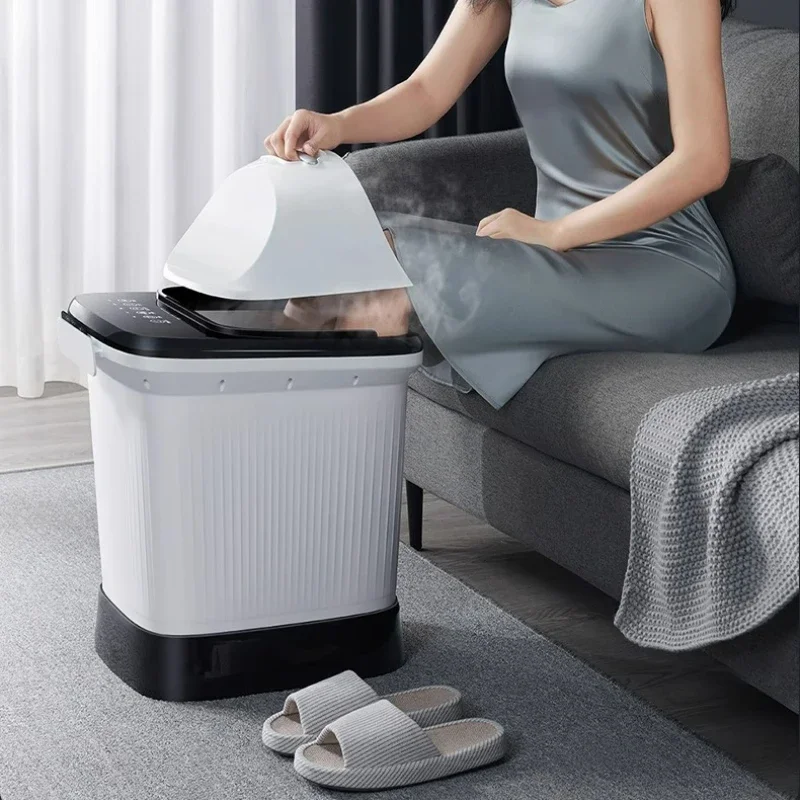 Wireless Remote Control Electric Foot Bath Heated Home Automatic Massage Over The Knee Over The Calf Foot Washing Machine