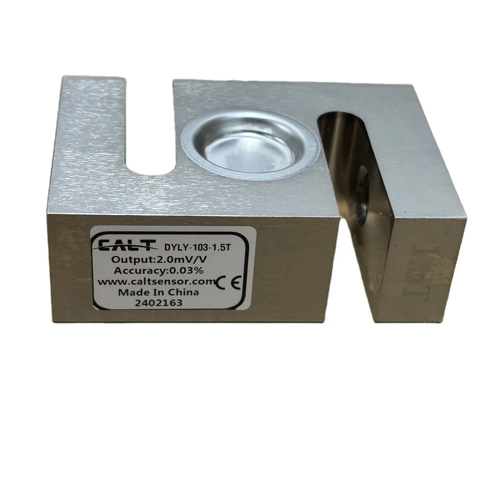 

Calt 1500KG alloy steel s type tension and pressure load cell sensor 1.5T DYLY-103